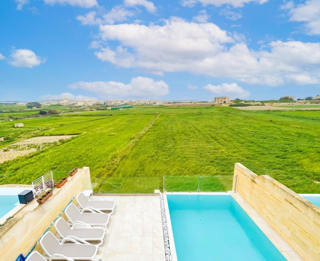 Inni Holiday Home With Infinity Pool Għarb Exterior foto